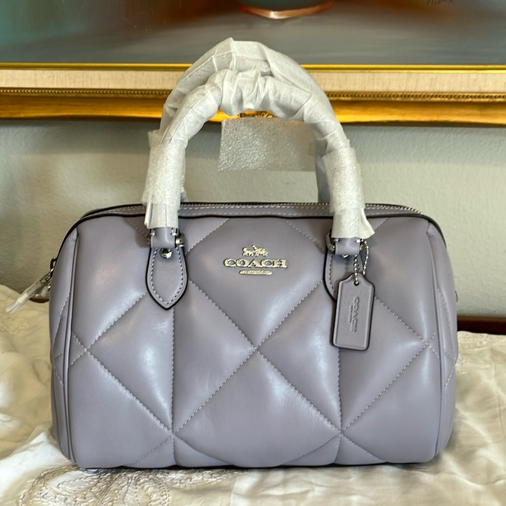 Coach Diamond Quilted leather Rowan Handbag
NEW